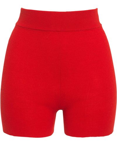 Cashmere In Love High-rise Alexa Shorts - Red