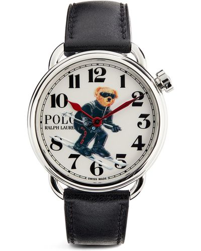 Polo Ralph Lauren Ski Polo Bear Watch 42mm - White