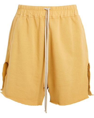 Rick Owens Drawstring Shorts - Yellow