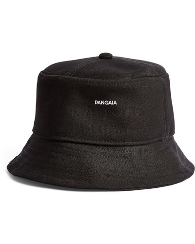 PANGAIA Cotton-hemp Bucket Hat - Black