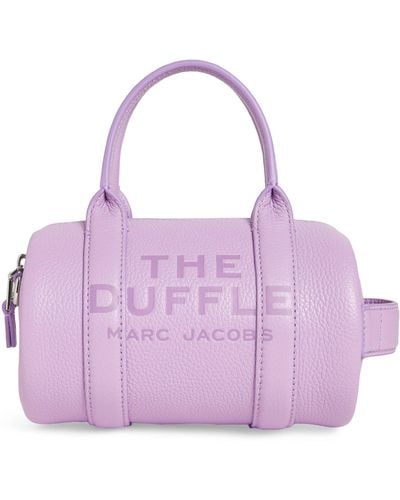 Marc Jacobs The Leather The Mini Duffle Bag - Purple