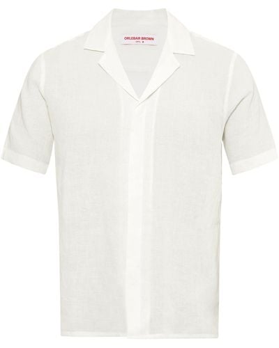 Orlebar Brown Linen Maitan Shirt - White