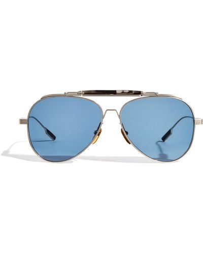 Jacques Marie Mage X The Gonzo Foundation Peyote Sunglasses - Blue