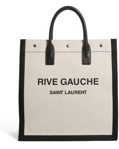 Saint Laurent Rive Gauche Tote Bag - White