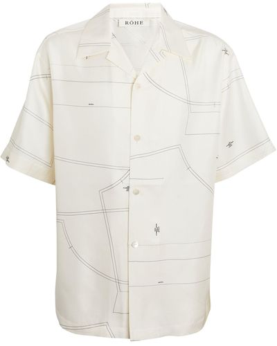 Rohe Silk Short-sleeve Shirt - White