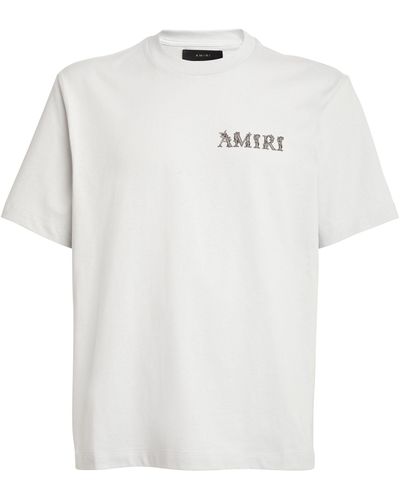 Amiri Baroque Logo T-shirt - White