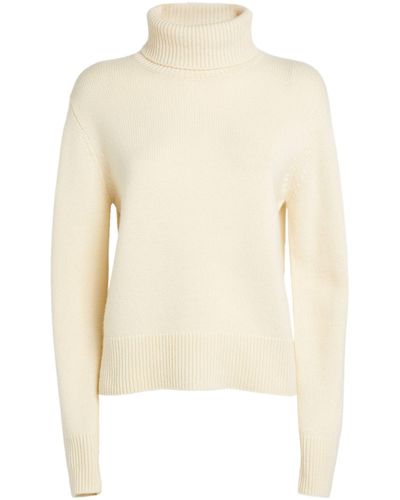 FRAME Cashmere Rollneck Sweater - Natural