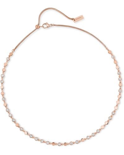 Messika Pink Gold And Diamond D-vibes Necklace - Metallic