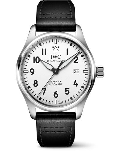 IWC Schaffhausen Stainless Steel Mark Xx Pilot's Watch 40mm - Black