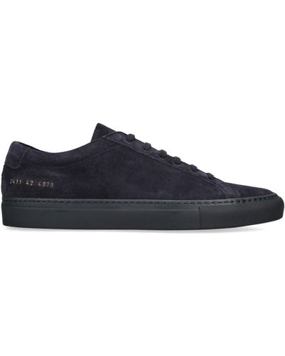 Common Projects Suede Low-top Achilles Trainers - Blue