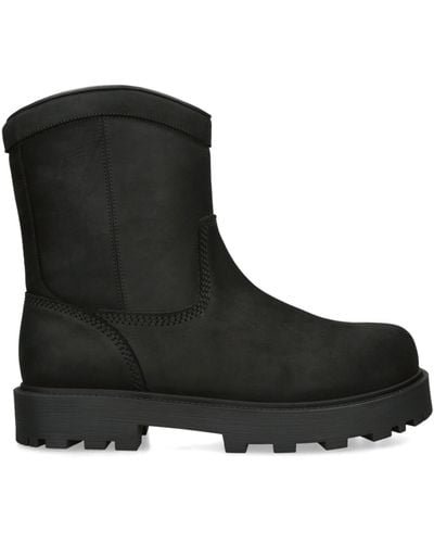 Givenchy Leather Storm Ankle Boots - Black