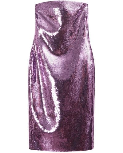 Loewe X Paula's Ibiza Sequin-embellished Midi Dress - Purple
