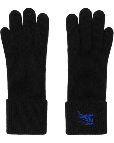 Burberry Cashmere-blend Gloves - Black