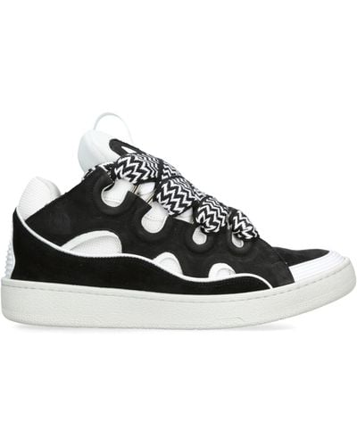 Lanvin Leather Skate Trainers - Black