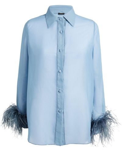 Oséree Plumage Shirt - Blue