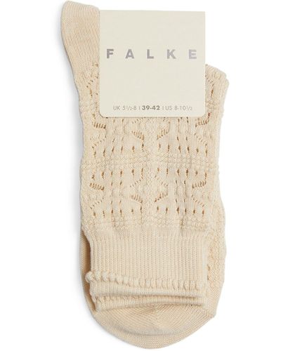 FALKE Granny Square Socks - Natural
