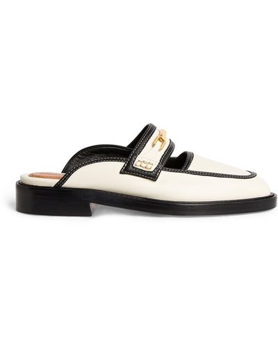Zimmermann Leather Bacall Loafers - White