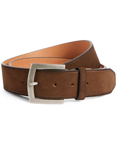 7 For All Mankind Suede Belt - Brown