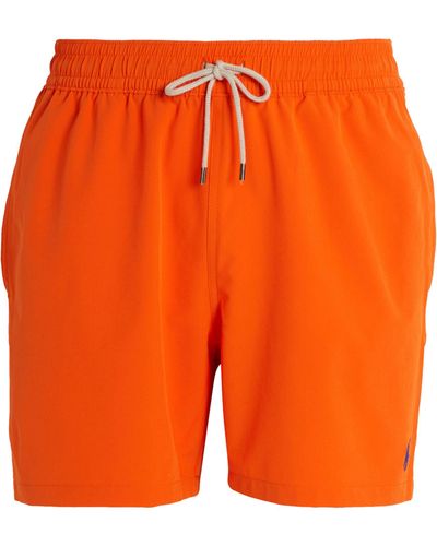 Polo Ralph Lauren Classic Traveler Swim Shorts - Orange