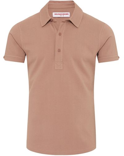 Orlebar Brown Tailored Fit Sebastian Ii Polo Shirt - Pink