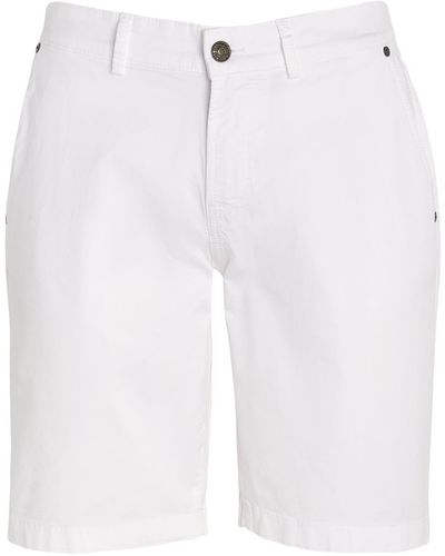 7 For All Mankind Stretch-cotton Chino Shorts - White