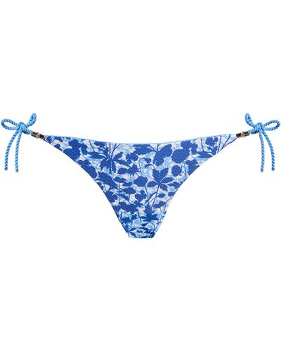 Heidi Klein Reversible Tuscany Bikini Bottoms - Blue