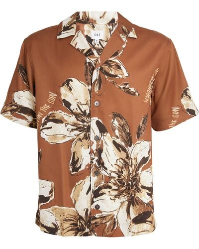 CHE Floral Valbonne Shirt - Brown