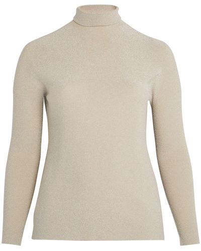 Marina Rinaldi Rollneck Sweater - White