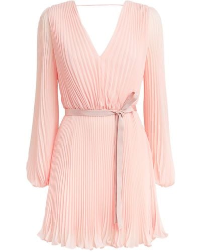 Max Mara Long-sleeve Mini Dress - Pink