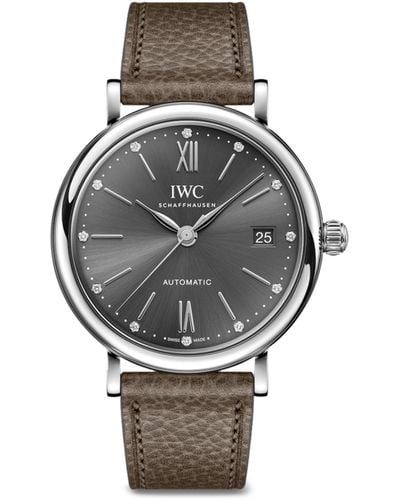 IWC Schaffhausen Stainless Steel Portofino Watch 37mm - Gray
