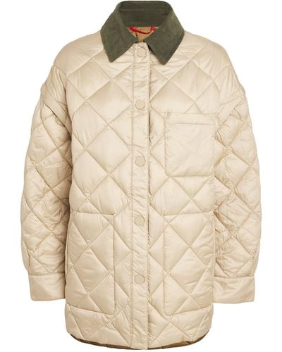 MAX&Co. Quilted Reversible Jacket - Natural
