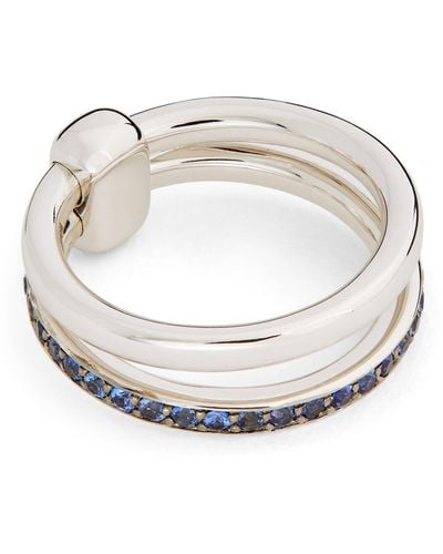 Pomellato White Gold And Sapphire Together Ring - Metallic