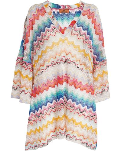 Missoni Knitted Wave Cover-up - White