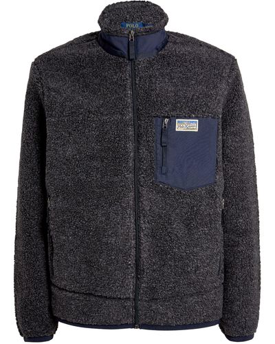 Polo Ralph Lauren Zip-up Fleece Jacket - Black