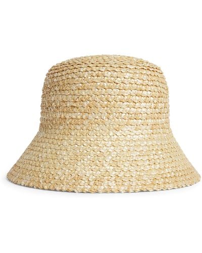 Lack of Color Straw Inca Bucket Hat - Natural