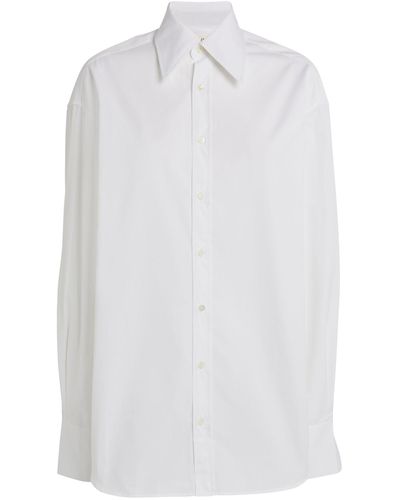 Carven Cotton Oversized Shirt - White