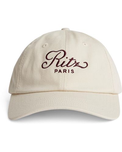 FRAME X Ritz Paris Logo Baseball Cap - Natural