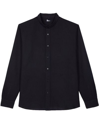 The Kooples Linen-cotton Shirt - Blue