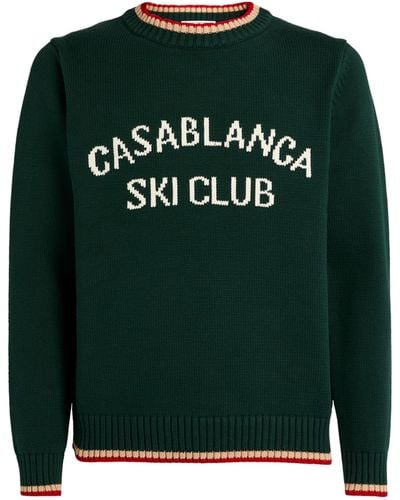 Casablancabrand Ski Club Sweater - Green