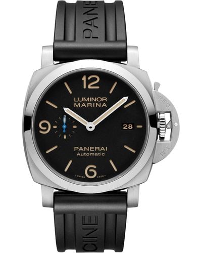 Panerai Stainless Steel Luminor Watch 44mm - Black