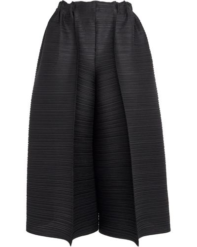 Pleats Please Issey Miyake Thicker Bounce Trousers - Black