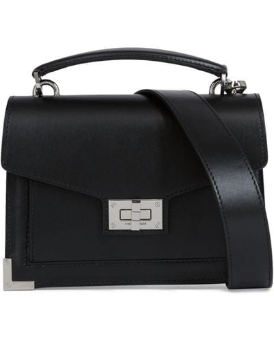 The Kooples Small Leather Emily Cross-body Bag - Black