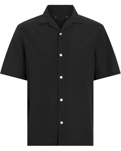 AllSaints Cotton Valley Shirt - Black