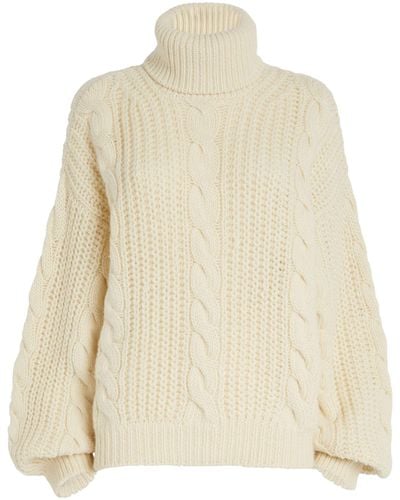 Doen Merino Wool Leighton Sweater - Natural