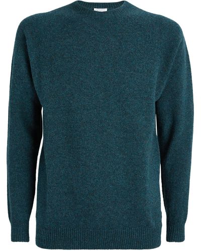 Sunspel Lambswool Sweater - Green