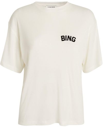 Anine Bing Hollywood Louis T-shirt - Natural