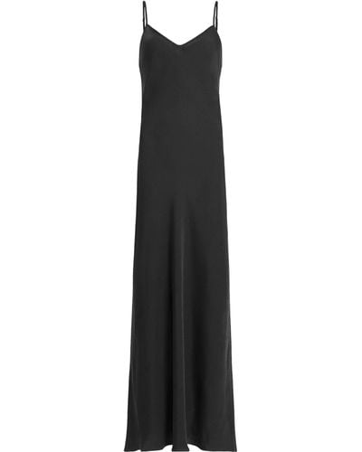 AllSaints Bryony Slip Dress - Black