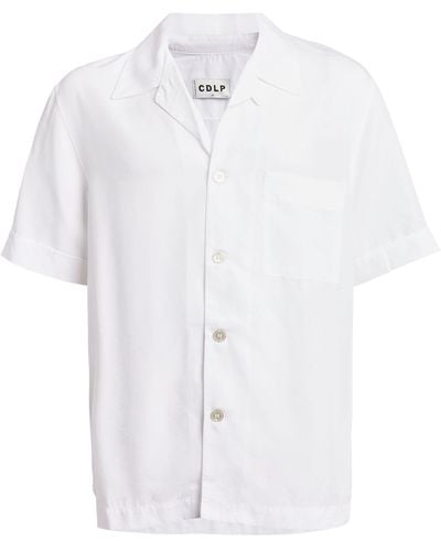 CDLP Short-sleeve Pajama Shirt - White