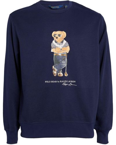 RLX Ralph Lauren Polo Bear Sweatshirt - Blue