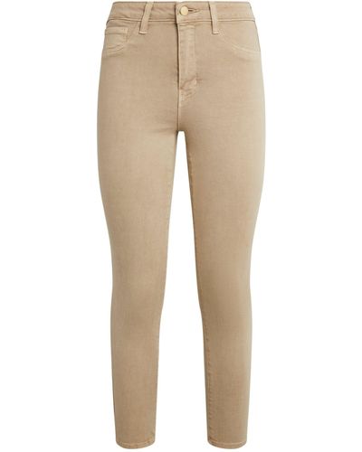 L'Agence Margot High-rise Skinny Jeans - Natural